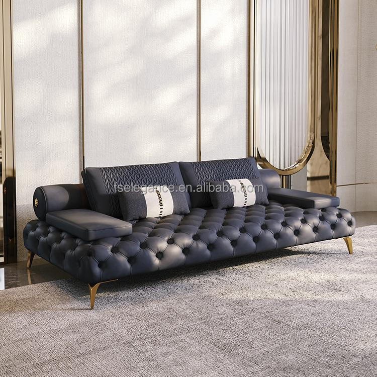 furniture living room sofa set luxury italian designs modern l shape sofa bed corner modern royal leather sofa set