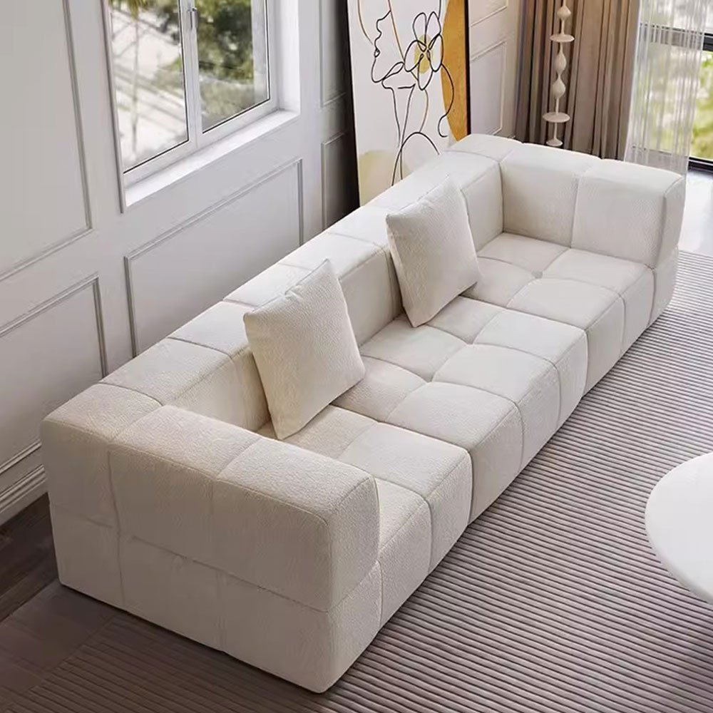 Modern Luxury Compressed Sofa Set Fabric Modular for Home Hotel Office Workshop-Wholesale Factory Furniture for Living Room