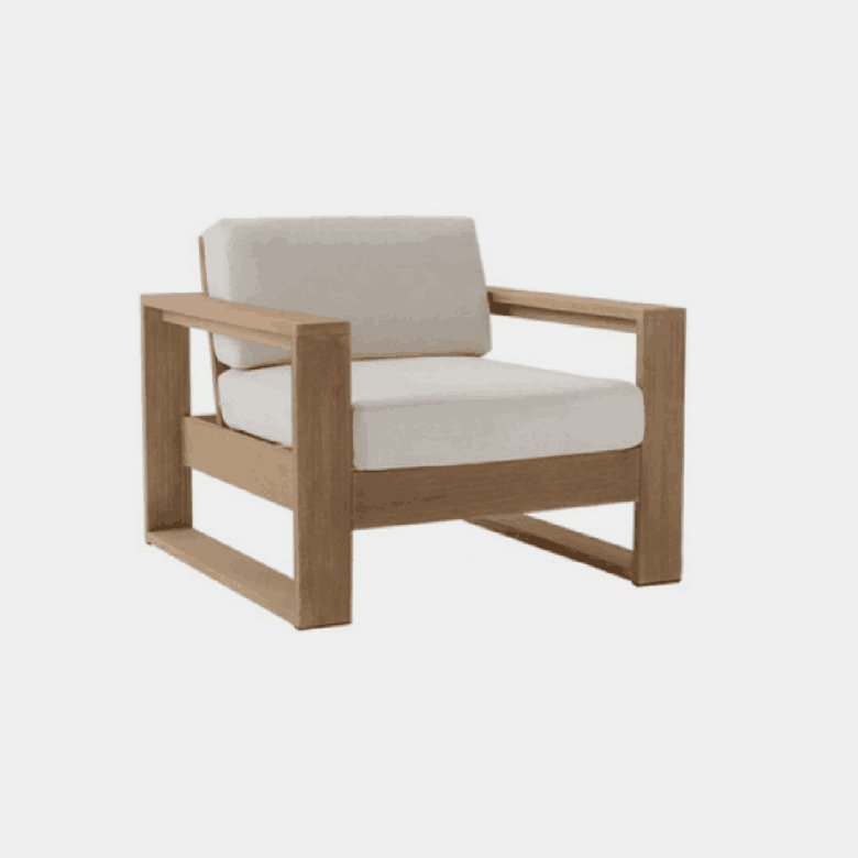 High-Quality Modern Single Person Sofa, Living room Sofa, Fashion Contracted Solid Wood Sofa
