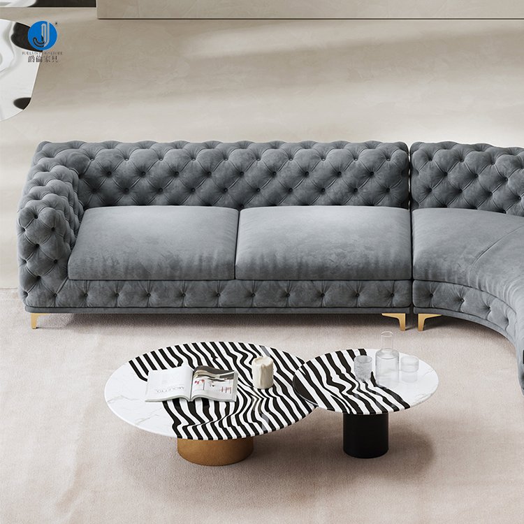 Luxury Classic Style Recliner Couch 3 Corner Sofa Premium Flannel Living Room Sofa