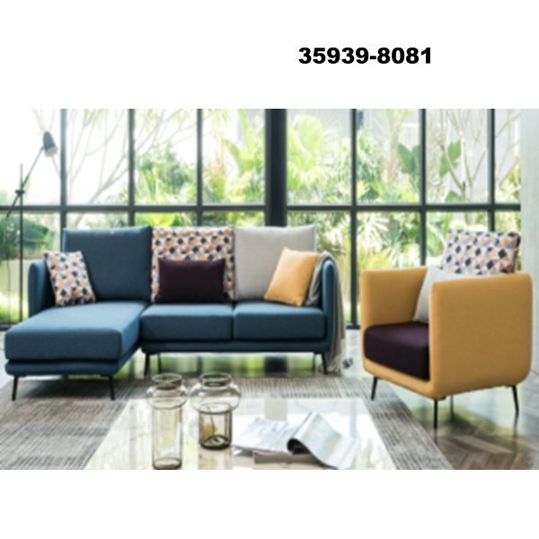 Corner Couch Sofa L Shape Modern Design Sectional Fabric Living Room Sofas 35939-6012G