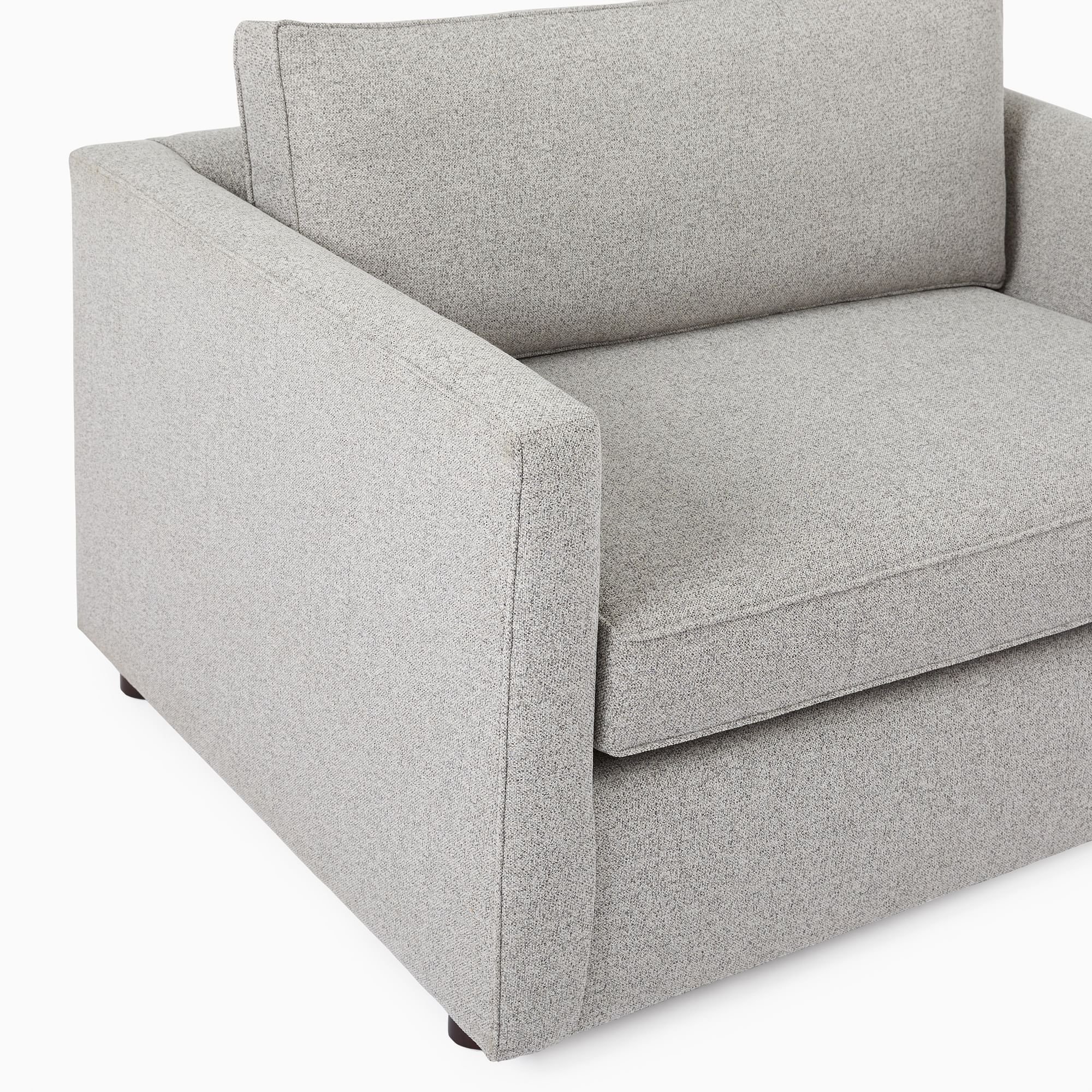 Mid-century Modern Simple Streamlined Comfortable Design Wooden Frame White Velvet Fabric Square Seating Living Room Love Sofa