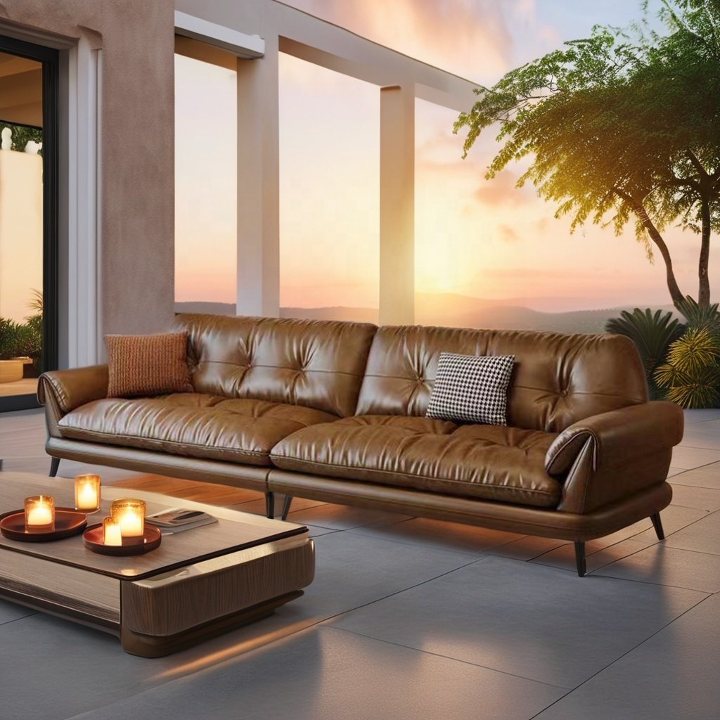 Multi-Color Reclining Sectional Sofa Set for Villa or Apartment Living Room Family-Friendly Furniture u shape sofa