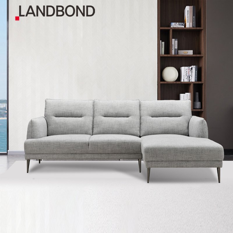 Full Kd Design Comfy Surface Living Room Furniture Corner Sofa Modern Sectional L Sofa With Chaise for hotel and villa