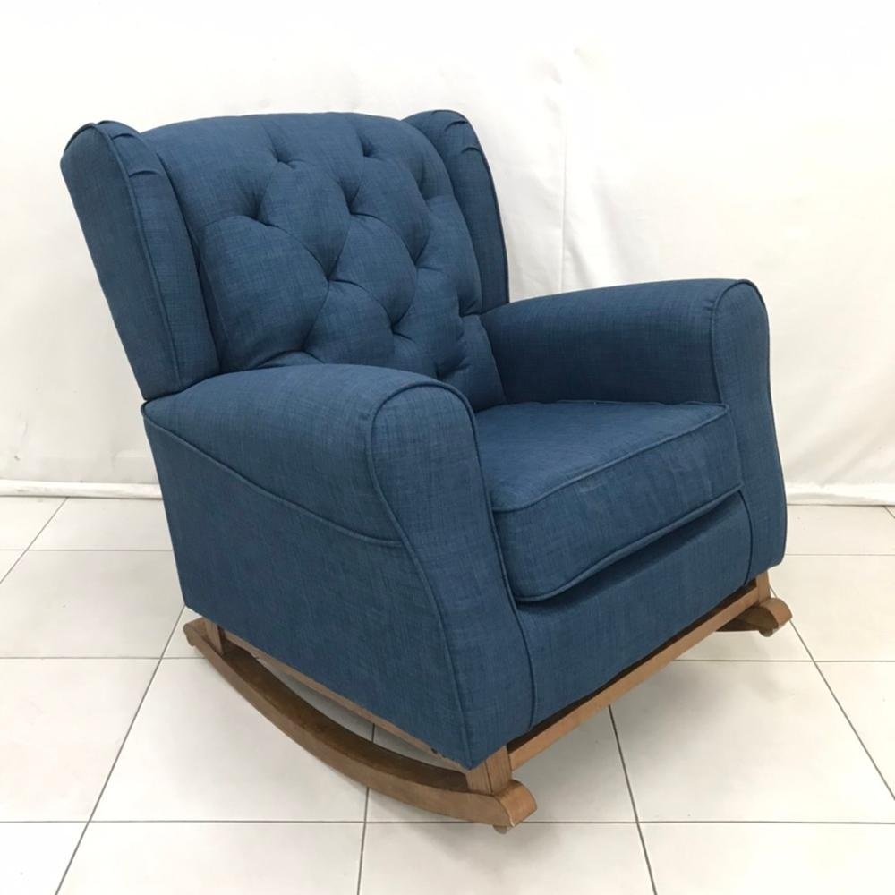 Luxury Metal Relax Furniture Reclining Chesterfield Rocker Chair Set for Bedroom Living Room & Mall for Comfort & Style