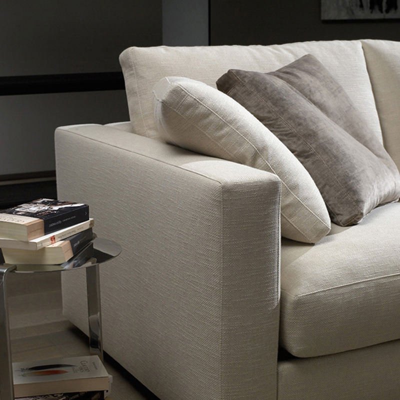 Factory price modern furniture modern luxury white two seat furniture living room sofas