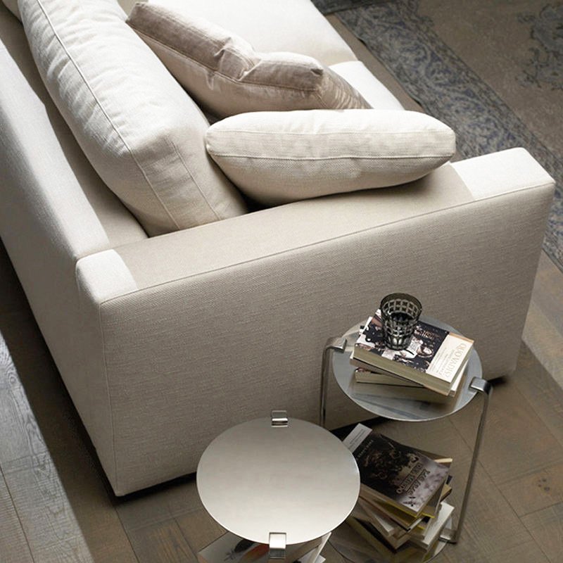 Factory price modern furniture modern luxury white two seat furniture living room sofas