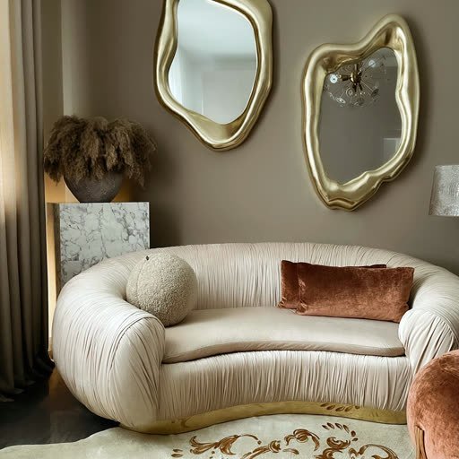 Living Room Sofas Italian luxury modern minimalist three-person villa living room leather sofa