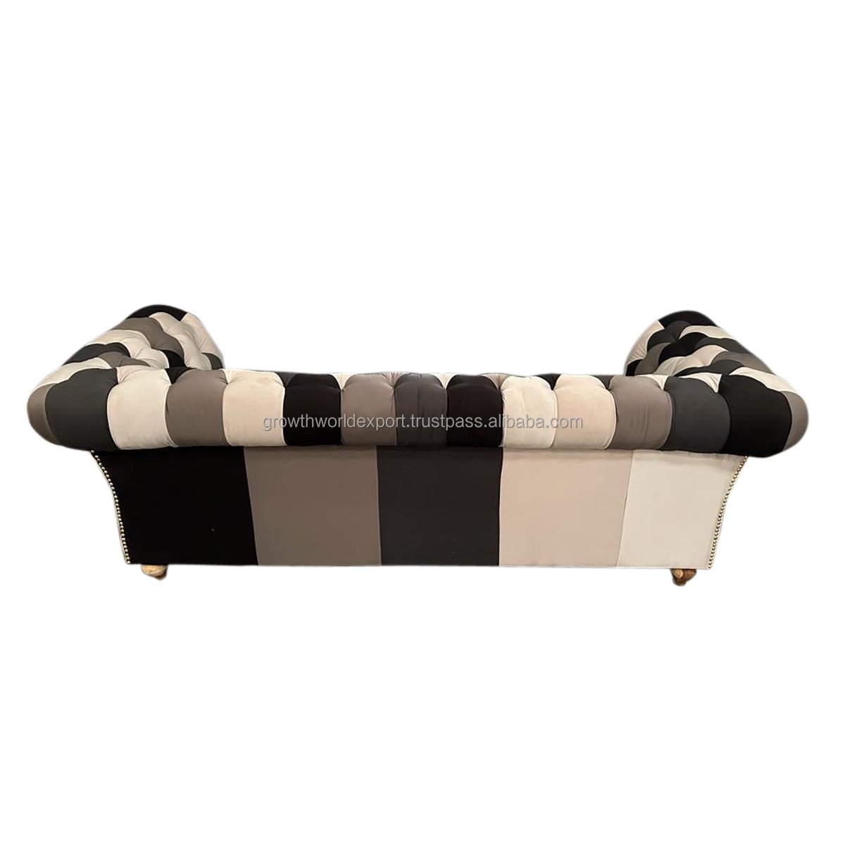 Modern Multi Color 3 Seater Tufted Chesterfield Leather designer Sofa Restaurant & Hotel 2024 Best Luxury Living Room Furniture