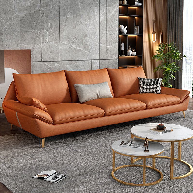 Light Luxury Technology Fabric Sofa Modern Latex sofa set furniture Living Room Minimalist living room sofas