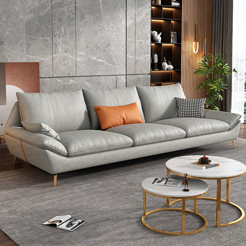 Light Luxury Technology Fabric Sofa Modern Latex sofa set furniture Living Room Minimalist living room sofas