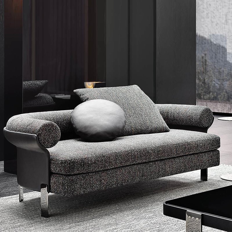 Factory custom minimalist soft sofa fabric Italian style sofa chair sofa set for furniture living room