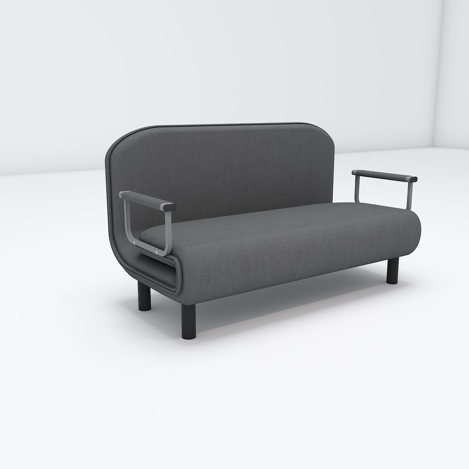 Fabric telescopic sofa bed dual-purpose foldable small apartment living room sofa bed single bed