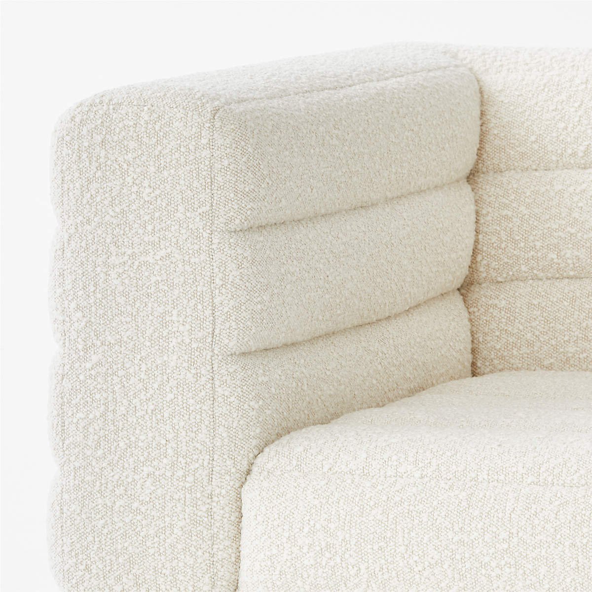 Boucle White Living Room Sofa Manufacturer High End Sofa
