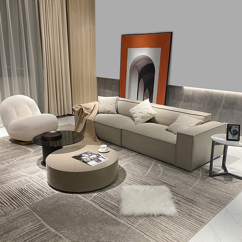 Modern Leather Living Room L-Shaped Sofa Set Designs Sofa Set For Living Room Sofa Furniture Set