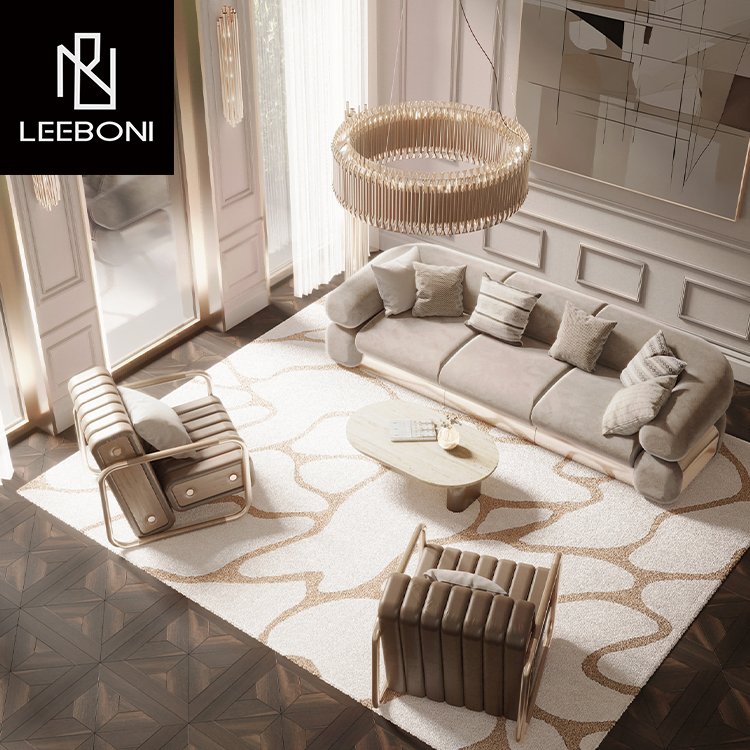 Manufacturer Hot Sale Custom Made Luxury Living Room Sofa Italian New Design Sectional Sofa Furniture Luxury Living Room Sofa