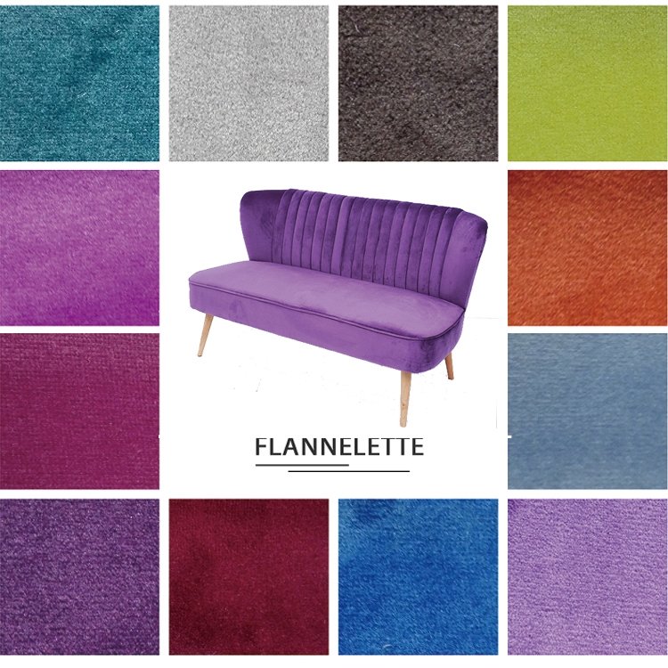 Purple 2-Seater Tufted Fabric Sofa Set for Living Room Bedroom Hotel Villa Mall & Hospital Use Small Purple Upholstered Sofas