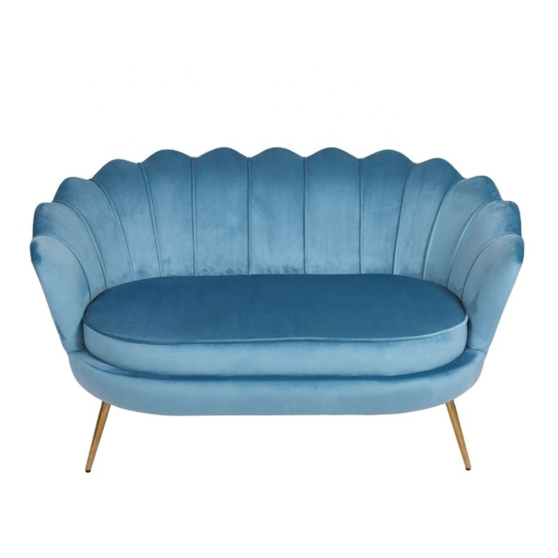 2024 YOUTAI Hot Selling Modern Color Velvet Beauty Salon Clothing Store Living Room Sofa Set
