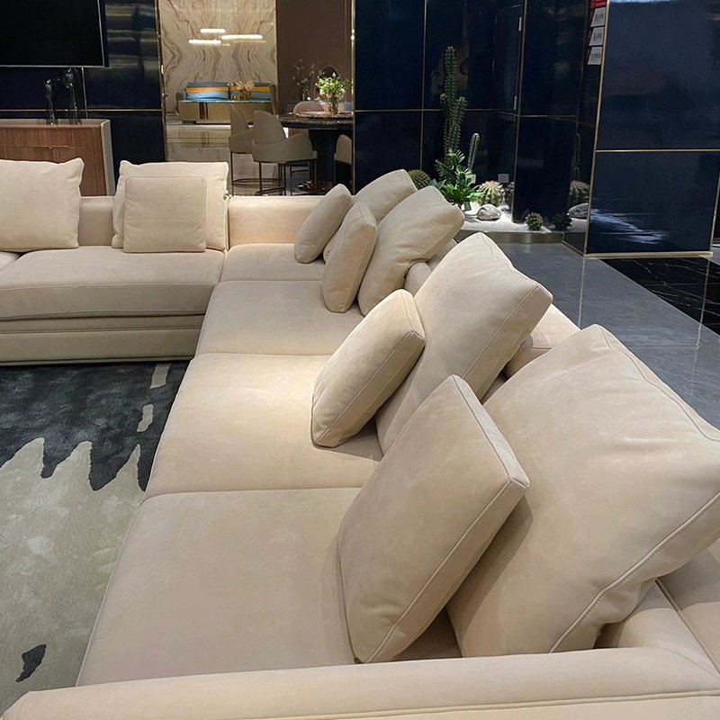 Luxury Custom Made Modern Villa Furniture Indoor Design Modular Sectional Sofa Set for Living Room or Office & Apartment