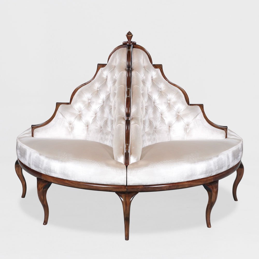 Vintage Classic Royal Luxury Teak Mahogany Wood Sofa Chair Set Hand Carved Artistic Furniture for Living Room Hall Villa School