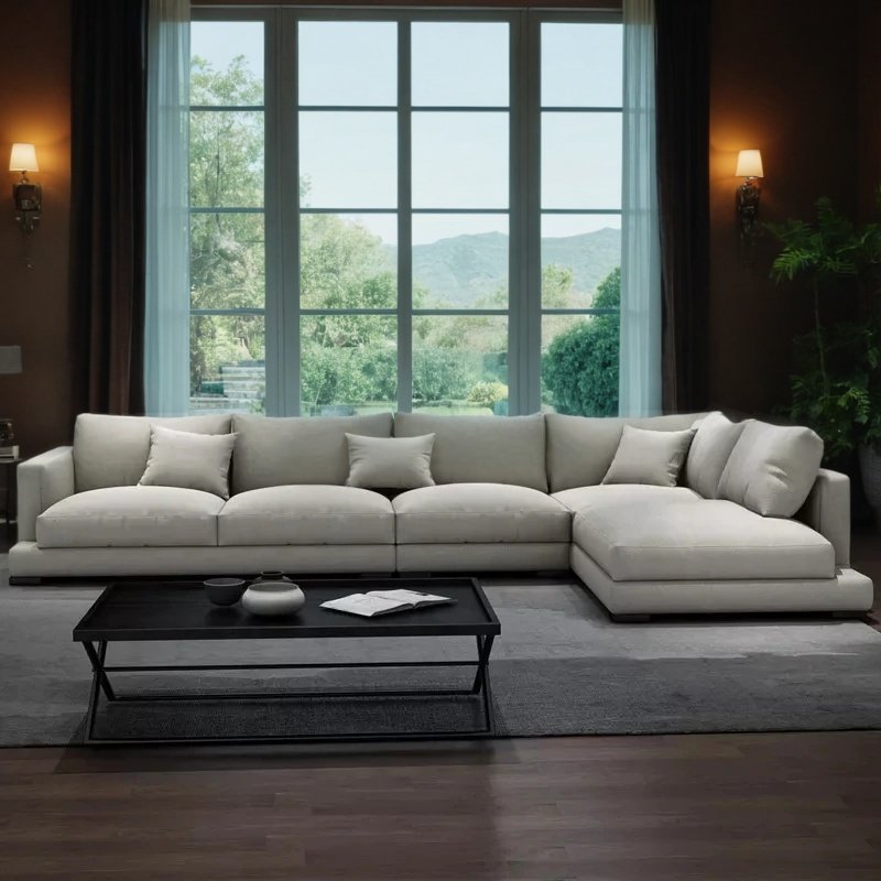 Factory Sale Modern Home Furniture Fabric Minimalism Sofa Set Furniture Living Room Sofas