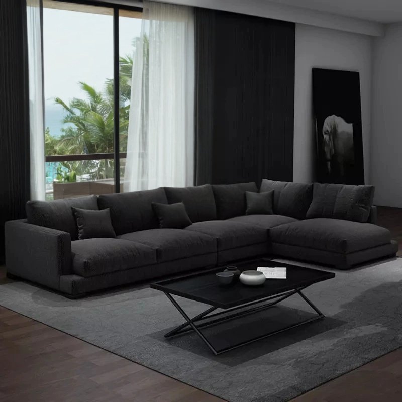 Factory Sale Modern Home Furniture Fabric Minimalism Sofa Set Furniture Living Room Sofas