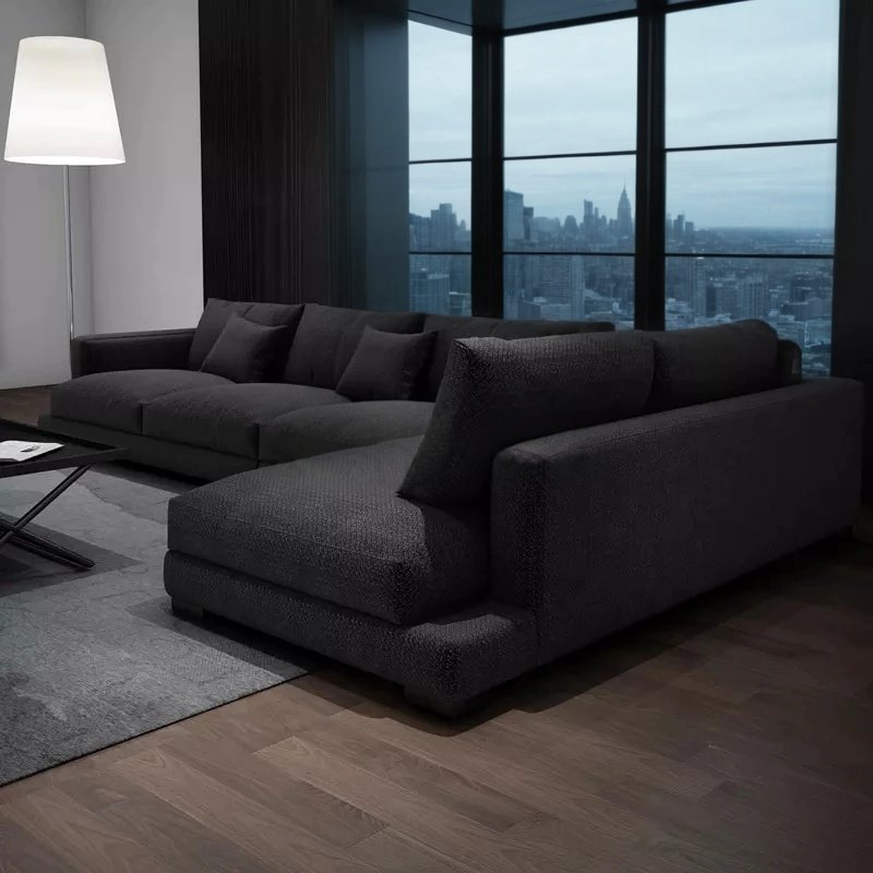 Factory Sale Modern Home Furniture Fabric Minimalism Sofa Set Furniture Living Room Sofas
