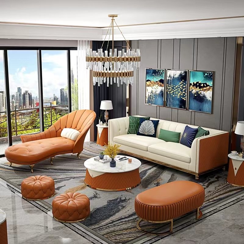 Professional supplier furniture living room sofa sets modern designs