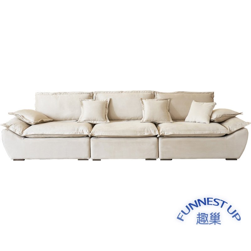 Auckland Sailboat furniture living room sofa bed cloud couch sectional sofa adjustable backrest Cat Scratching Fabric Sofa