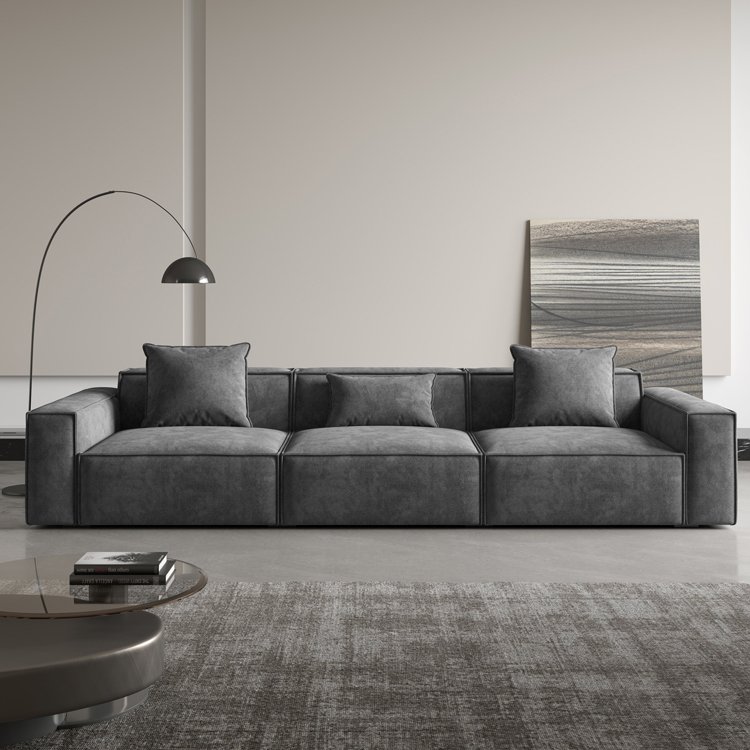 ATUNUS Nordic Modern Minimalism Living Room L shaped Combination Modular Sectional Sofa