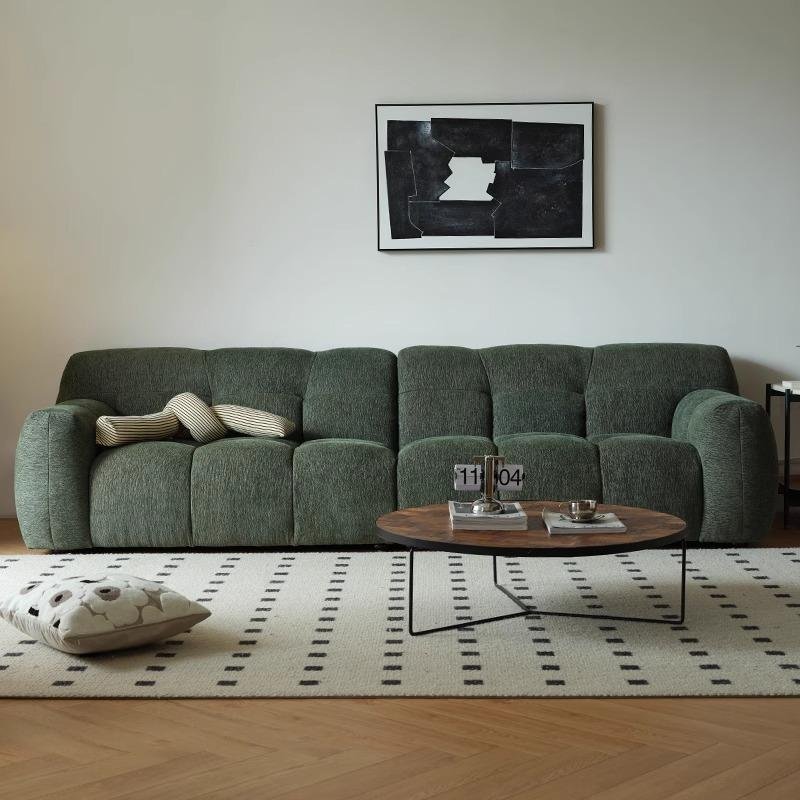 2.5m modern simple modular straight fabric sofa