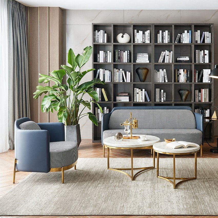 Living room sofa set small fabric design bedroom set lounge sofa