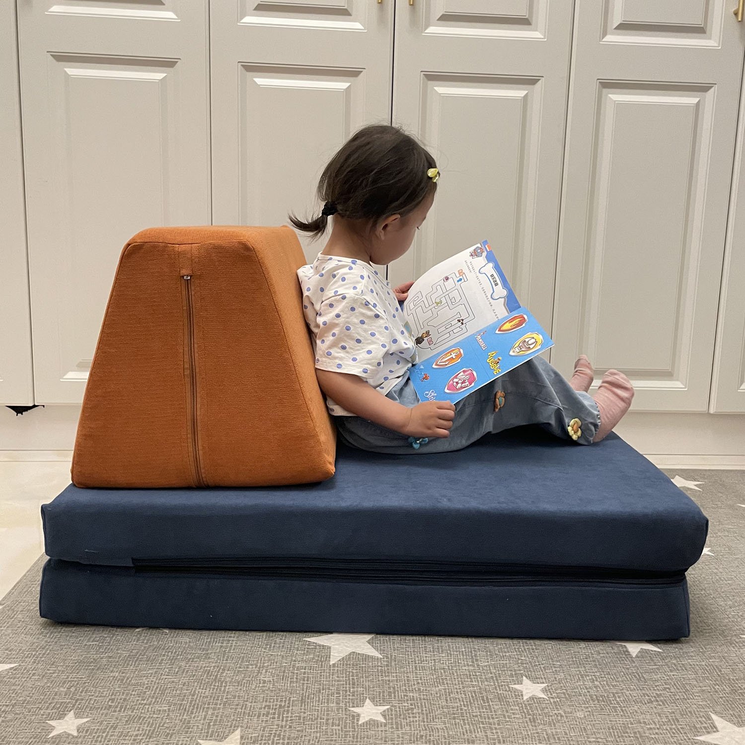 2022 New design Multi-functional comfortable kids play couch modular nugget couch