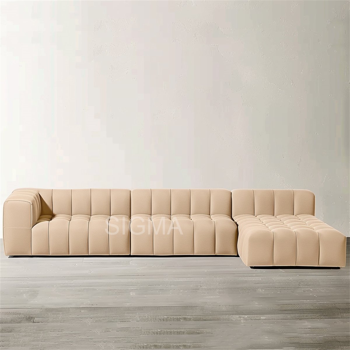 Custom High End Indoor Furniture New Style Couch Thick Luxury Sofa Fabric U Shape Modular Living Room Sofa
