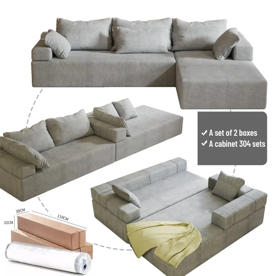 Saien Fashion furniture customized living room sofas couch chair foam chair compressed sofa bed Factory customized sofa