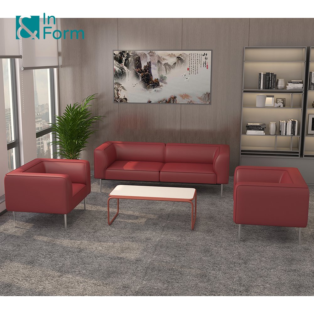 Hotel Hall Reception Sectional Modular Sofa Set Modern Design Italian Leather Luxury Home Living Room Sofas
