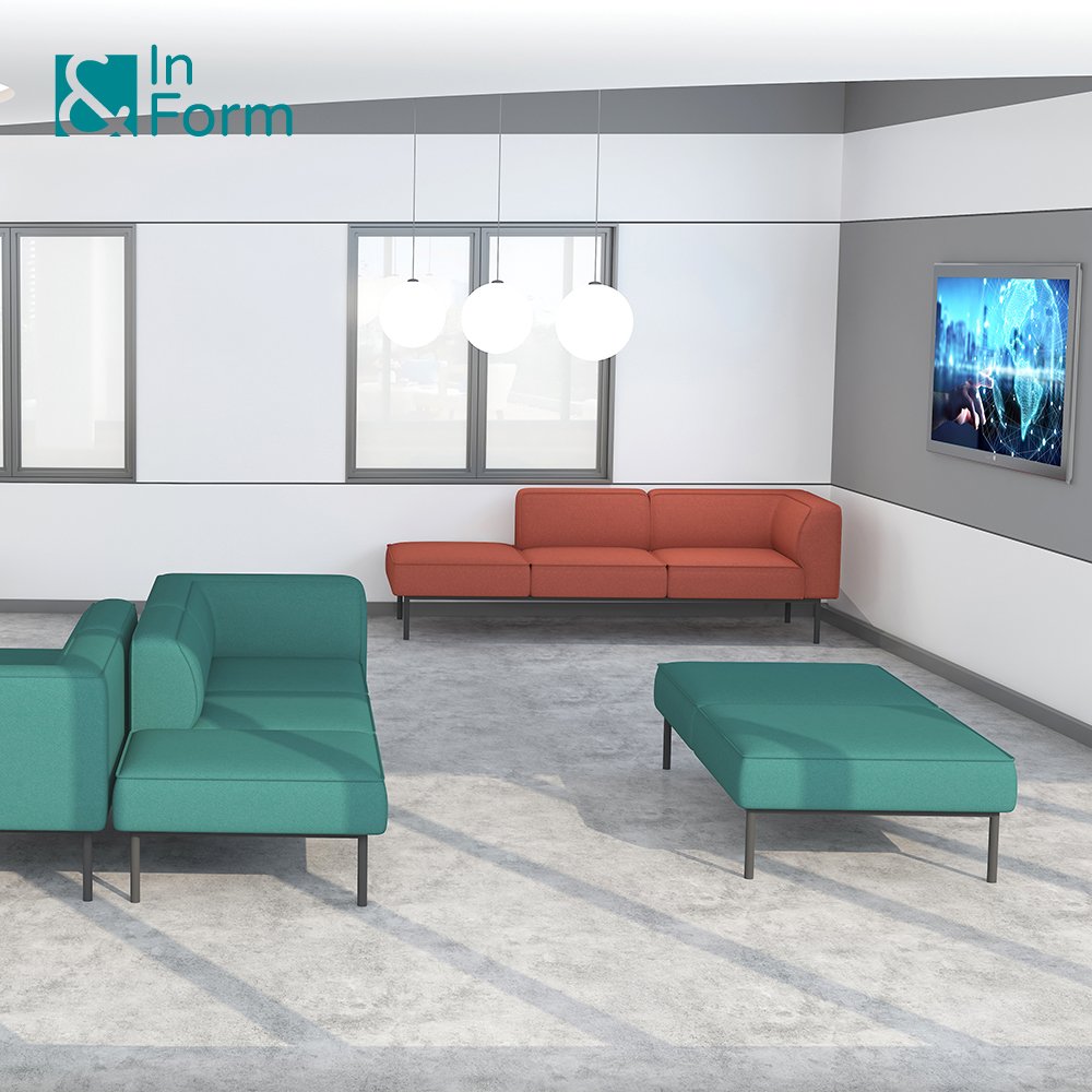 Hotel Hall Reception Sectional Modular Sofa Set Modern Design Italian Leather Luxury Home Living Room Sofas