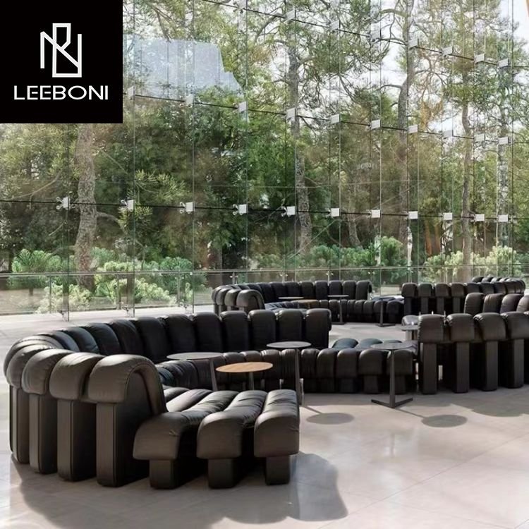 Latest Popular Modern Furniture S Shape Free Combination Italian Velvet Fabric Long Sofa Living Room Sofa
