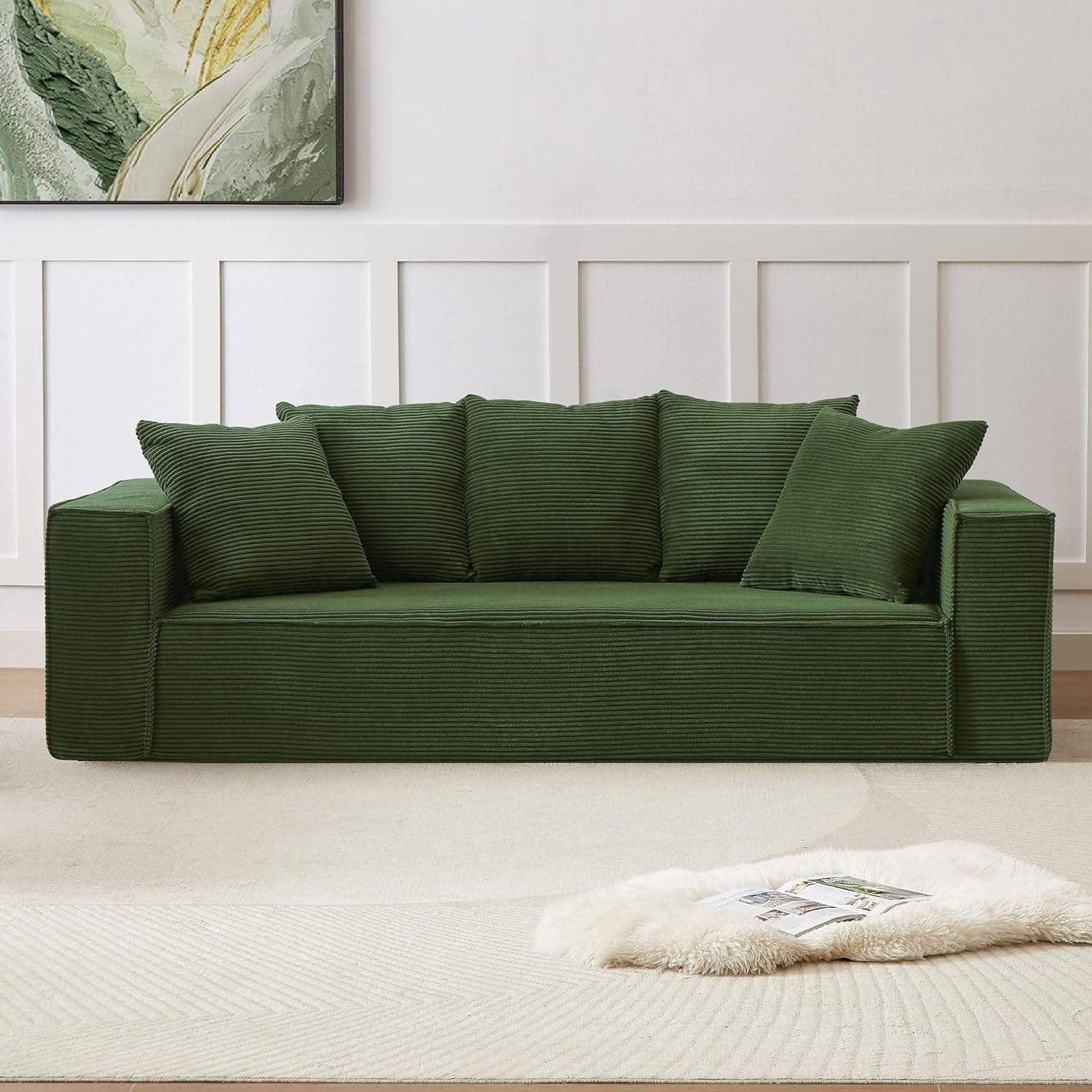 Luxury Living Room Sofa Italian Compression Sealed Vacuum Package Compressed Foam Sofa Free Combination Sofa