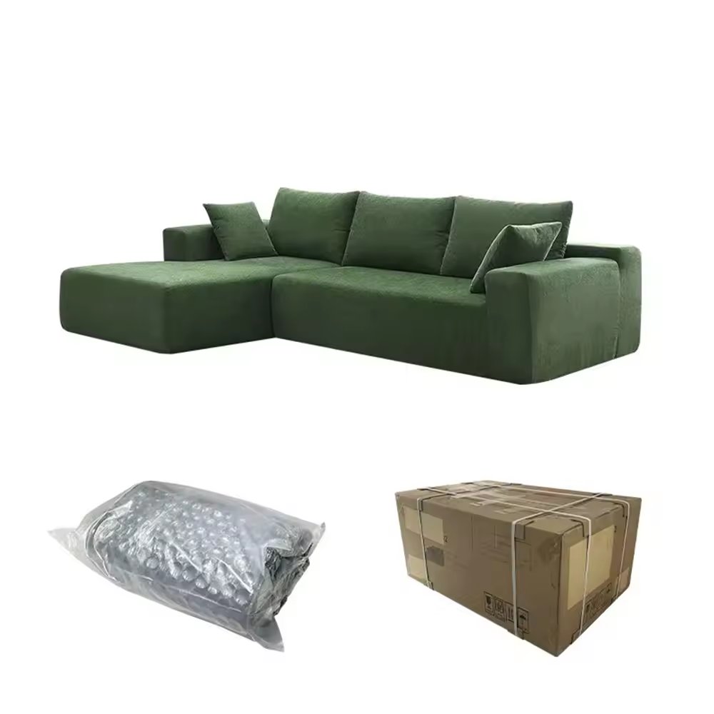 Luxury Living Room Sofa Italian Compression Sealed Vacuum Package Compressed Foam Sofa Free Combination Sofa