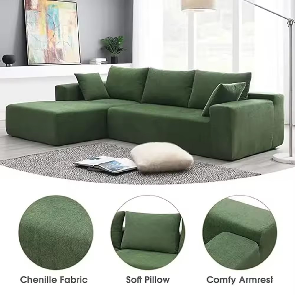Luxury Living Room Sofa Italian Compression Sealed Vacuum Package Compressed Foam Sofa Free Combination Sofa