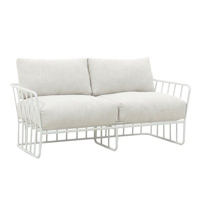 Nordic small apartment coffee shop clothing store studio simple modern double iron sofa living room sofa