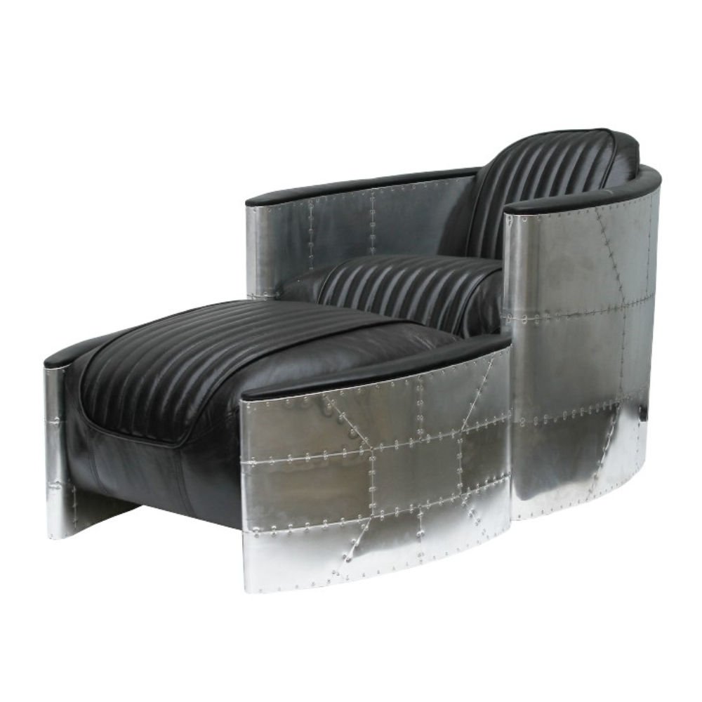 Wholesale High Quality American style Sofas Set Furniture 1 seater Aviator sofas And Aviator Leg Rest living room Sofas For Home