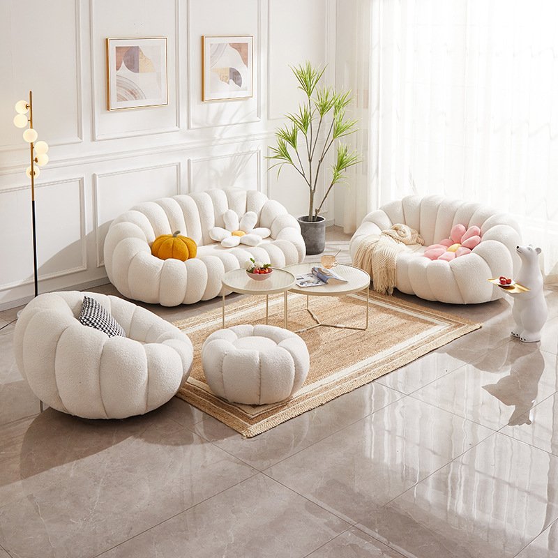 New Style Fashion Home Furniture Recliner Velvet Living Room Sofa Sectional Couch Fabric 1 Piece Set Modern Ergonomics Sofa