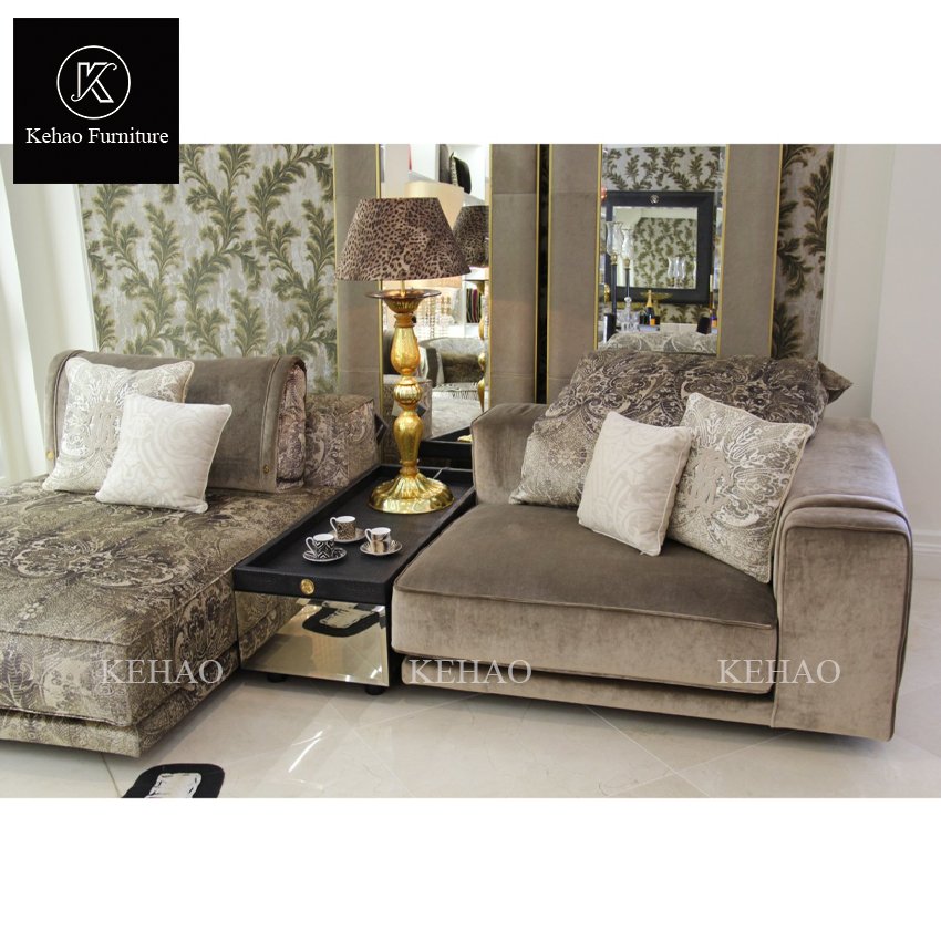 Custom Made italian fabric L Shape Sectional Sofa For Home Living Room Luxury and cozy sofa Sectional Living Room Sofas