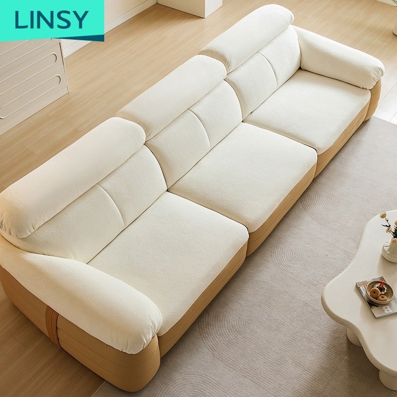 Linsy Modern Furniture Living Room Sofa Fabric Sofa