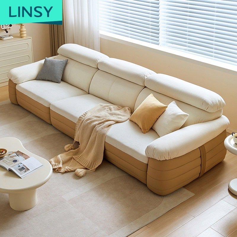 Linsy Modern Furniture Living Room Sofa Fabric Sofa