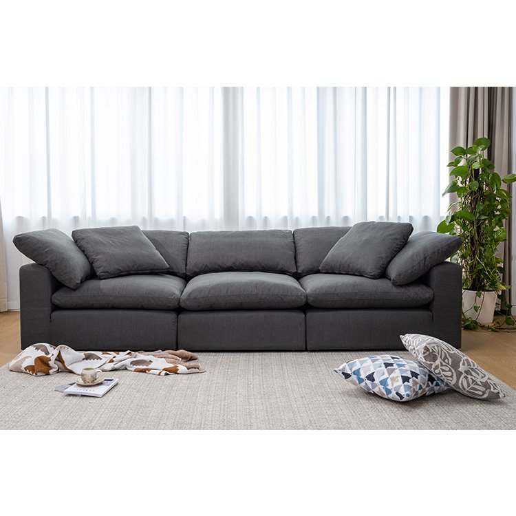 Customizable L-Shaped Living Room Sofas Sectional Modular Corner Sofa for Stylish Home Decor