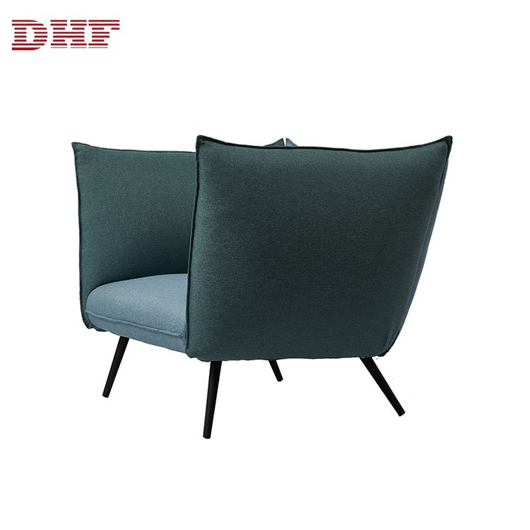 DHF Soft Comfortable Fabric Seat Wooden Relaxing Sitting Room Furniture Living Room Modern Sofa