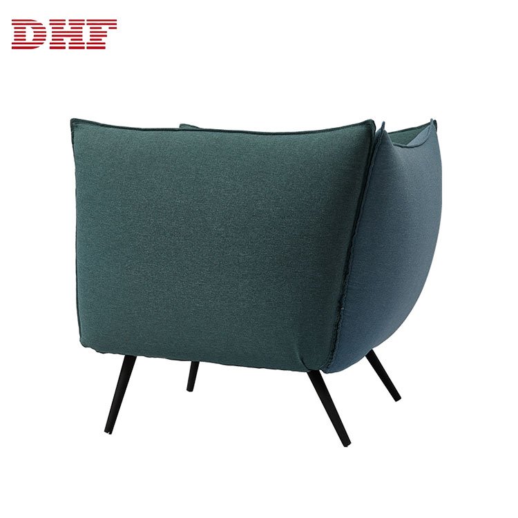 DHF Soft Comfortable Fabric Seat Wooden Relaxing Sitting Room Furniture Living Room Modern Sofa